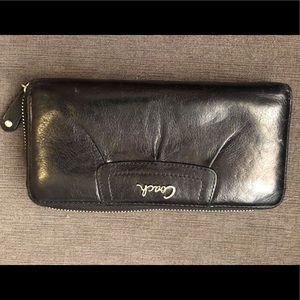Coach zip wallet